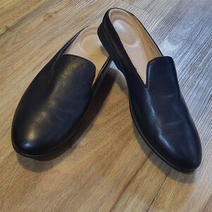 Dansko Lexie Black Leather Mules